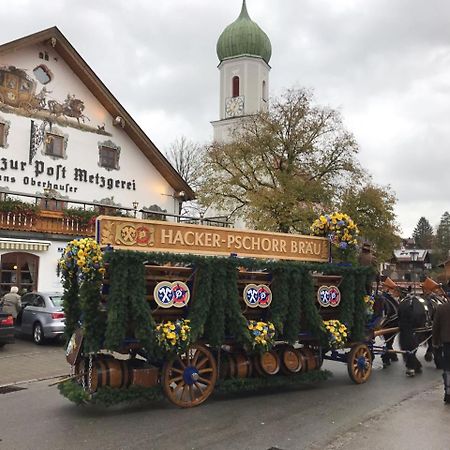 Metzgerei Gasthof Oberhauser - Hotel Zur Post 애글린 외부 사진